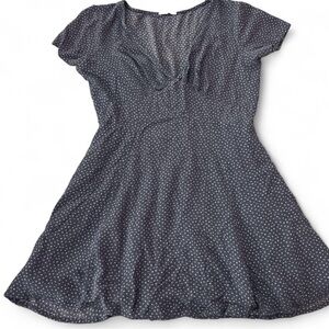 La Hearts Black and White Mini Dress